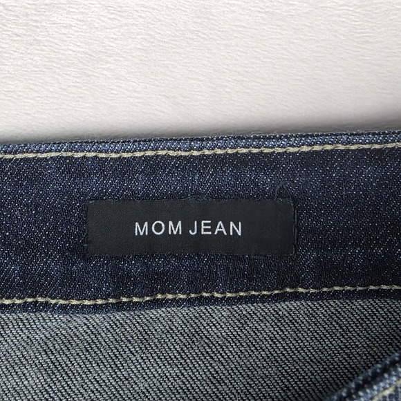 Judy Blue Jeans Womens Size 15/32 Mom Jean High Waist Dark Wash Blue Denim Pants - Picture 5 of 12